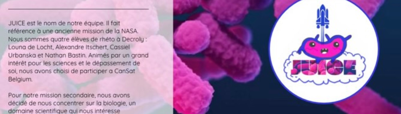 [CanSat] Juice : entre espace et biologie